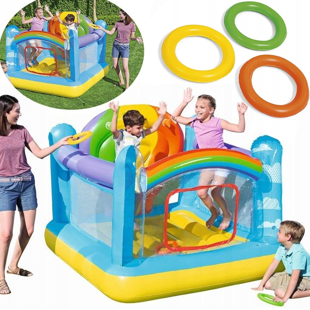 Nafukovacie ihrisko s domčekom Bestway 175x137 cm pre deti od 3 rokov